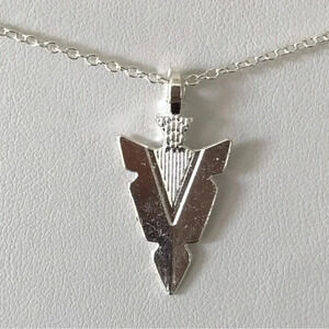 925 Sterling Silver Arrowhead 18” Chain Necklace Handmade Handcrafted New
